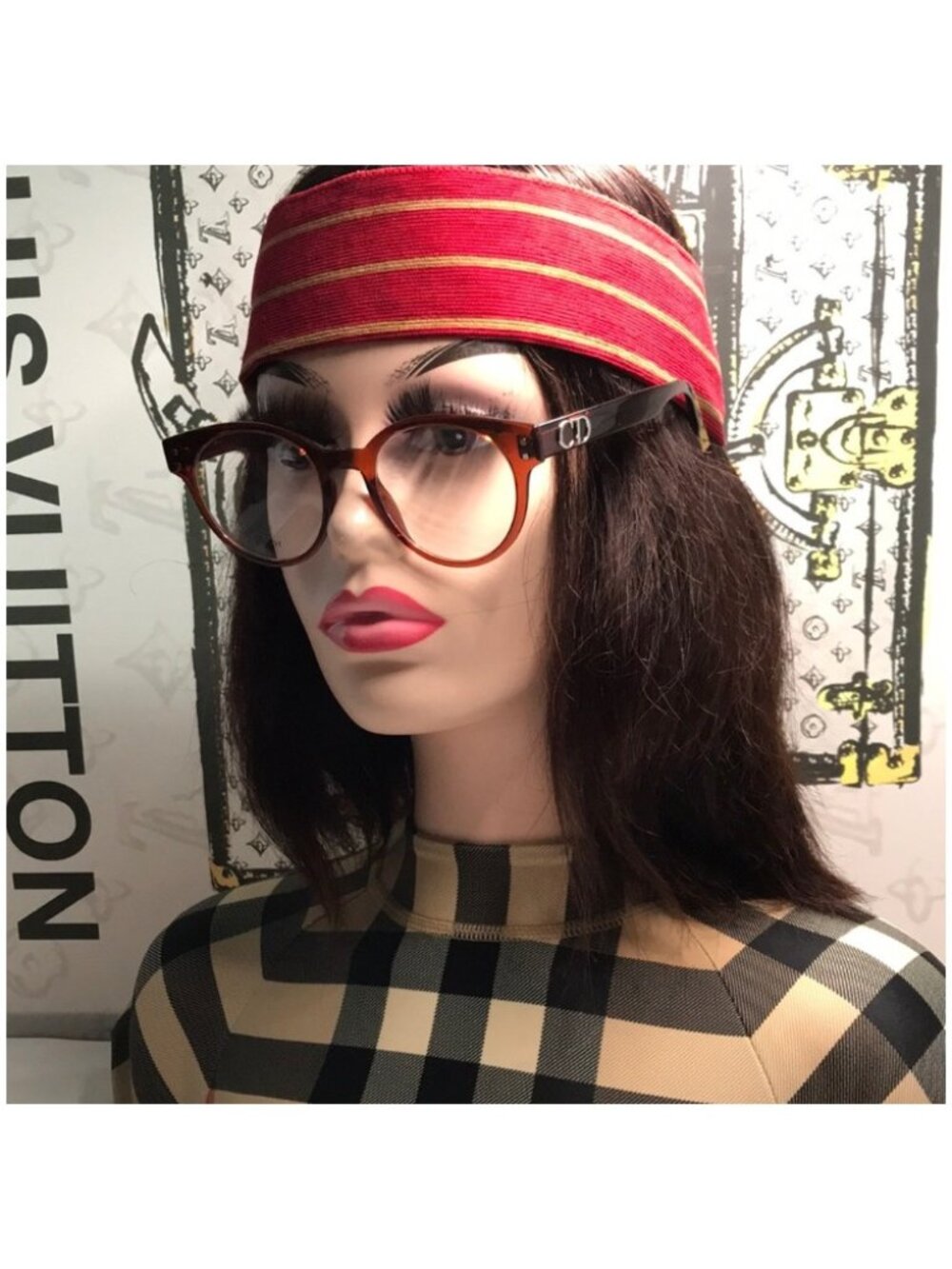 Dior CD3 086 51 Ladies Aviator Pilot Eyeglass Frames Tortoise New